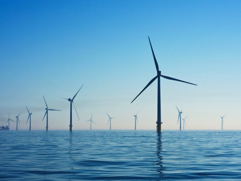 Wind turbines in the water