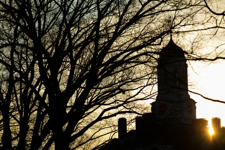 sunrise over Dunster.