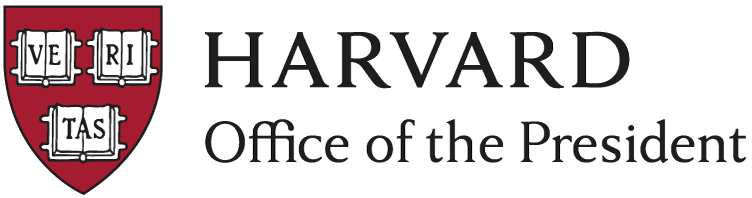 the visit new update Harvard Office of the President logo