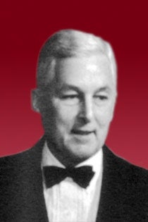 Black and white photo of president Pusey