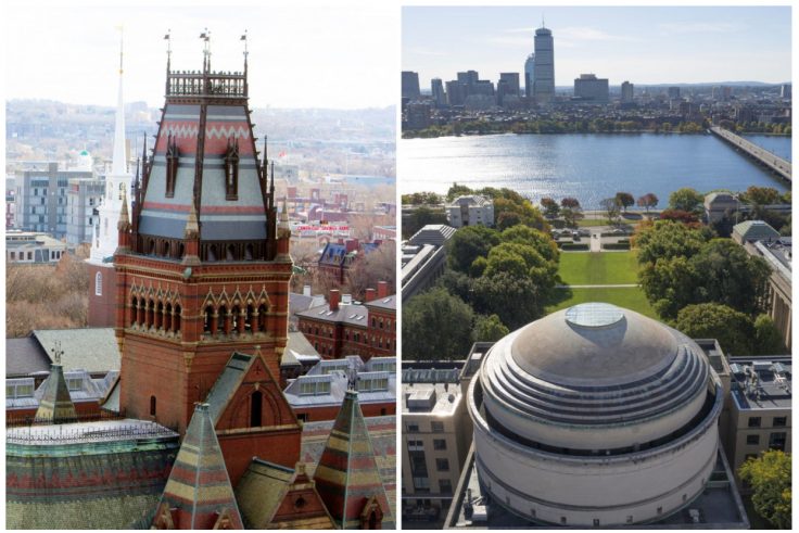 images of Annenberg Hall and MIT's Great Dome
