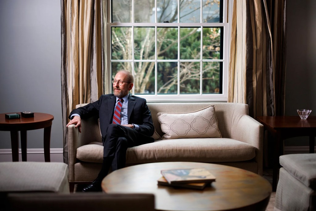 Alan Garber in his office