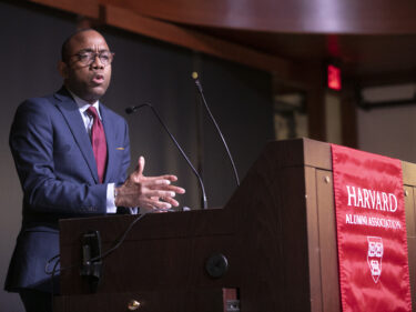 Cornell William Brooks talking at a podium