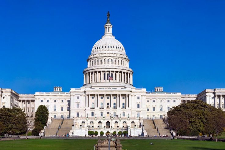 A capitol building