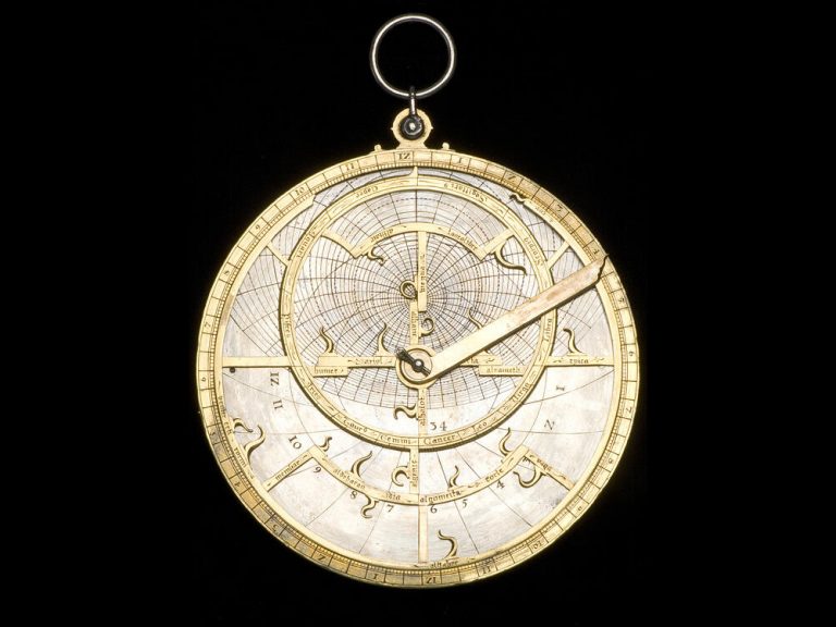 A Planispheric Astrolabe (like a pocketwatch for the stars)