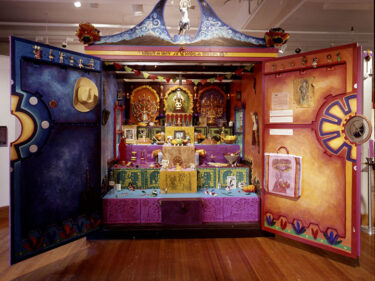 Day of the Dead exhibit altar