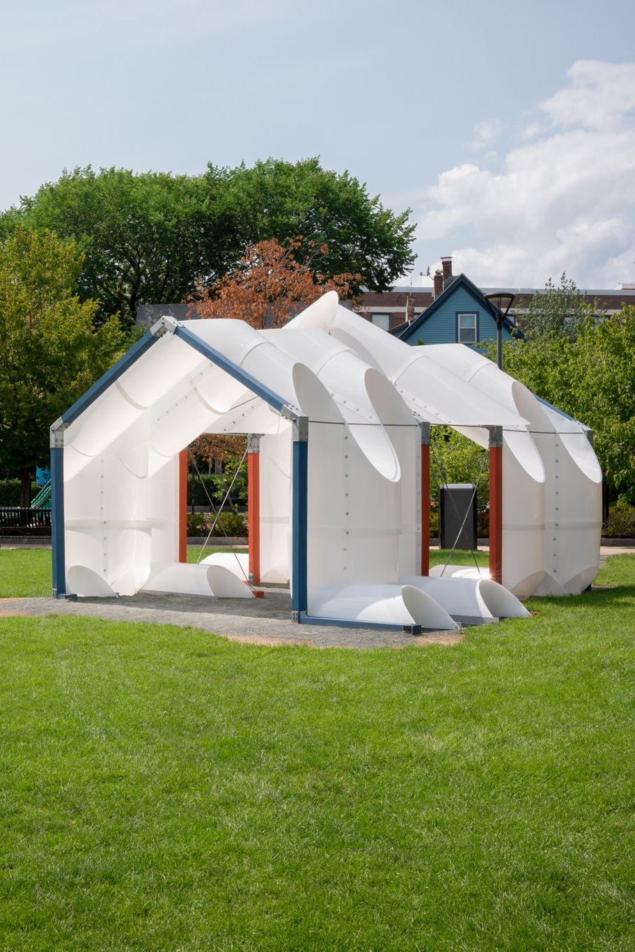 A house made from recycled materials