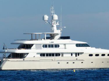 A big yacht