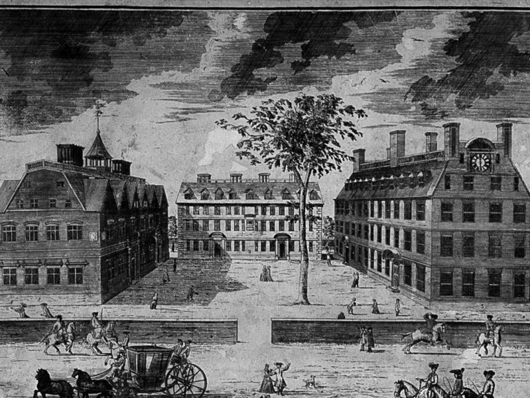 harvard history undergraduate thesis An image of buildings making up Harvard College in 1767