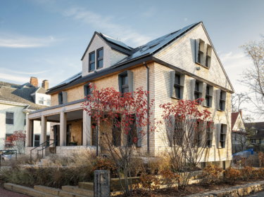 A normal house with modern additions for green purposes