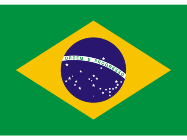 The flag of Brazil