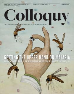 A magazine cover about malaria