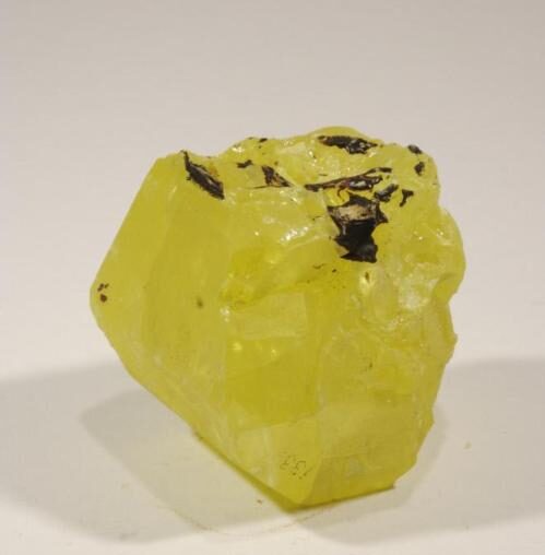 A yellow chunk of rock