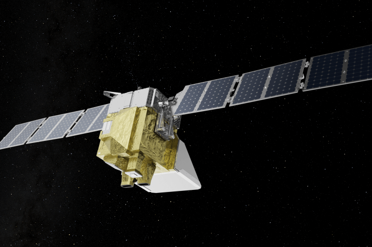 A rendering of a satellite