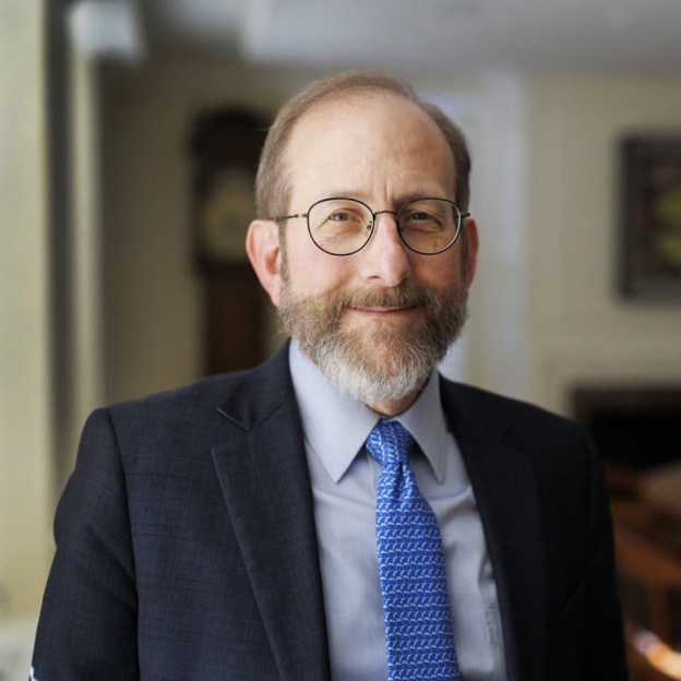 Alan Garber in his house