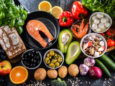 A table full of healthy foods