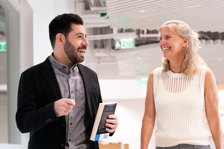 Photo of Gregory Kestin and Kelly Miller