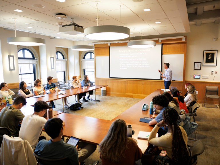Students in a classroom